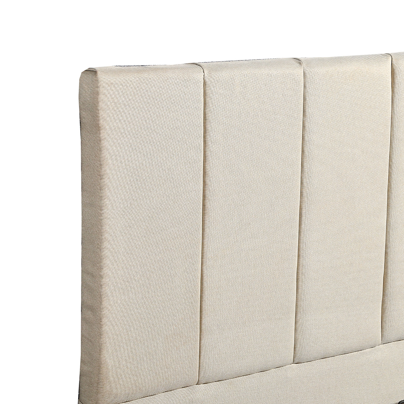 Milano Decor Vaucluse Gas Lift Storage Bed Cream - King