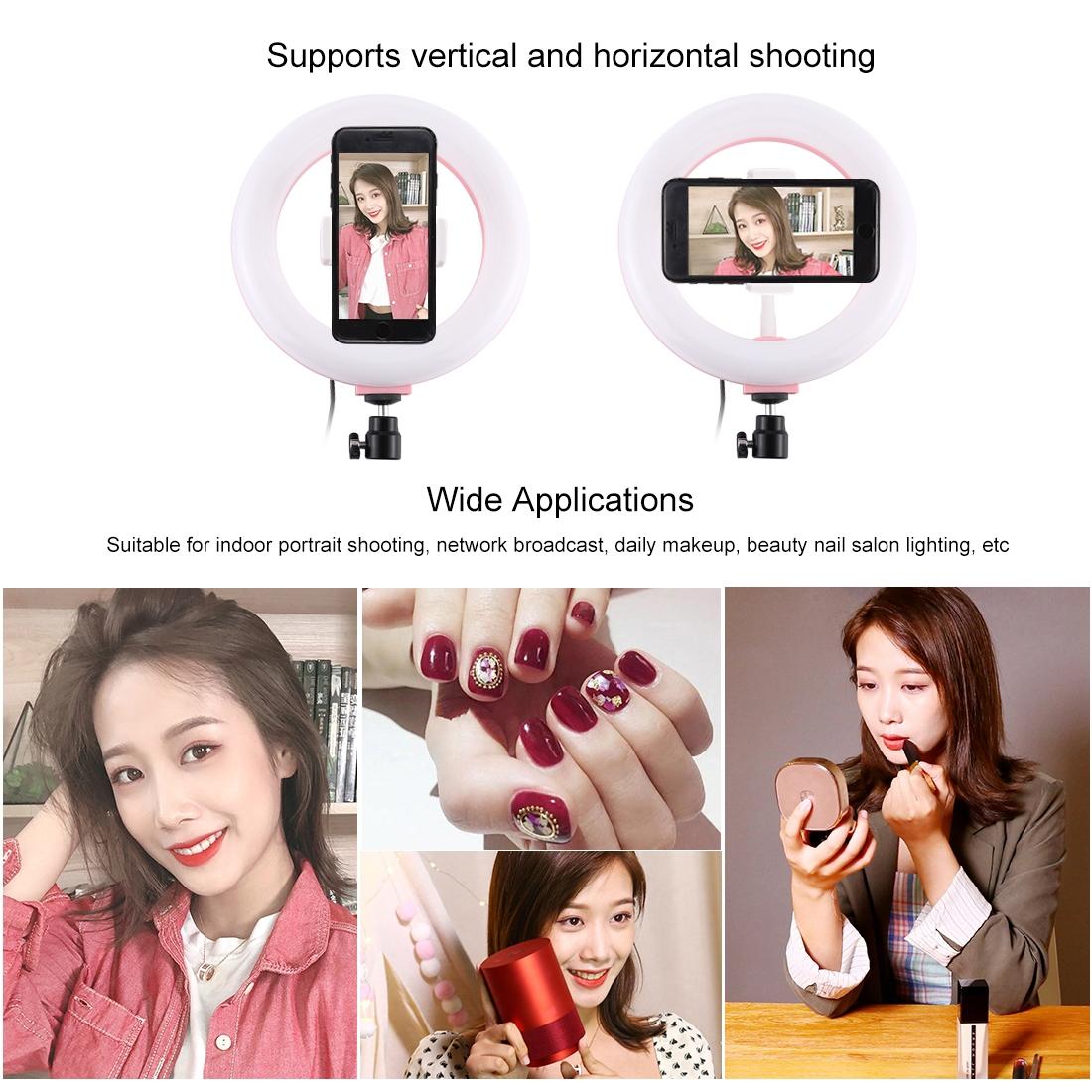 7.9 Dual Colour Led Ring Light With Usb Dimmable For Vlogging And Photography